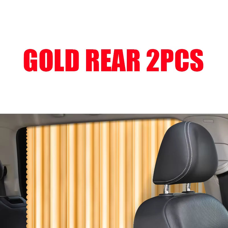 Magnets Car Sunshade Curtain Universal Side Window Shades Curtains for Car Front Rear Window Film Heat Insulation Sun Protection