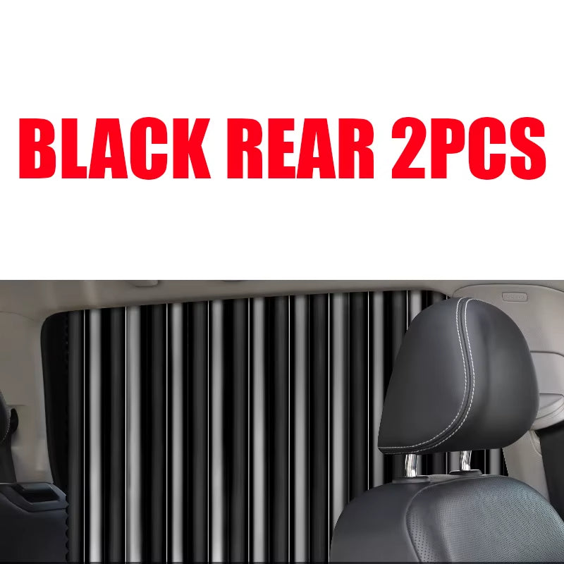 Magnets Car Sunshade Curtain Universal Side Window Shades Curtains for Car Front Rear Window Film Heat Insulation Sun Protection