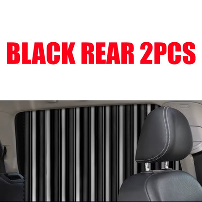 Magnets Car Sunshade Curtain Universal Side Window Shades Curtains for Car Front Rear Window Film Heat Insulation Sun Protection